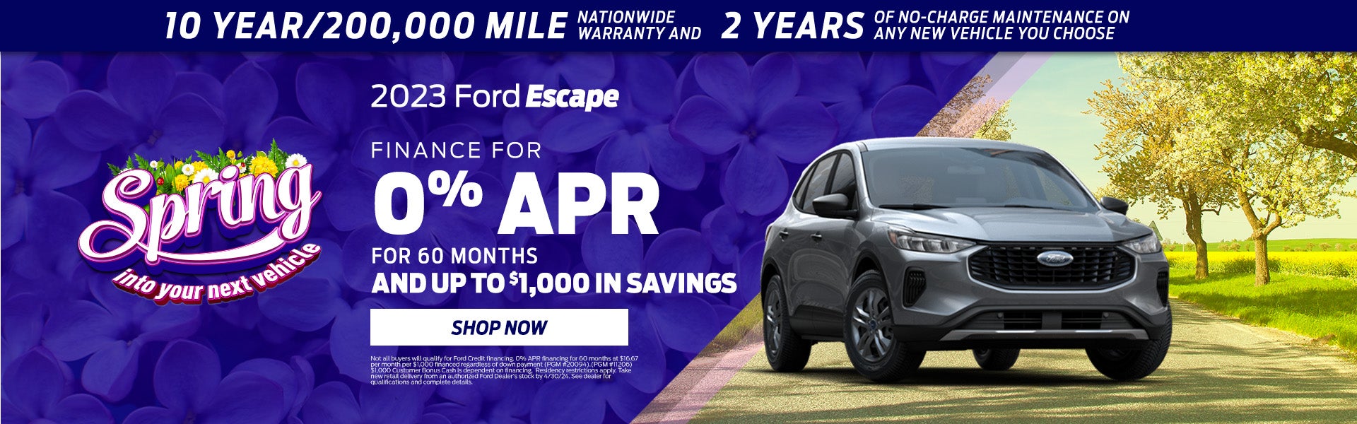 2023 Ford Escape Finance Offer