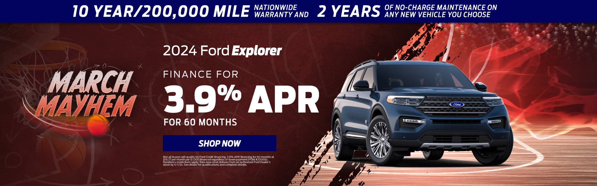 2024 Ford Explorer Finance Offer