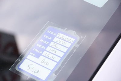 2022 Subaru WRX Base