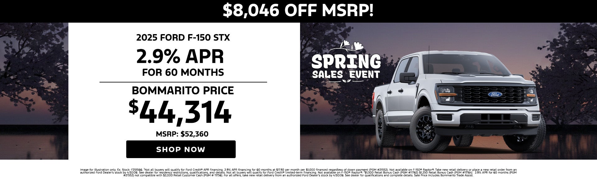 2025 Ford F-150 Finance Offer