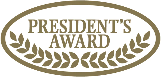 President's Award Winner